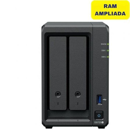 NAS-Netzwerk-Speicher Synology DS725+/16G Schwarz Quad Core