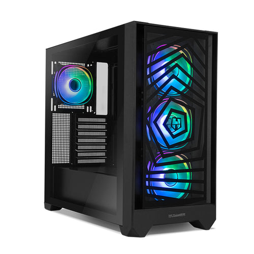 ATX Semi-Tower Gehäuse Nox NXHUMMERPLASMA Schwarz