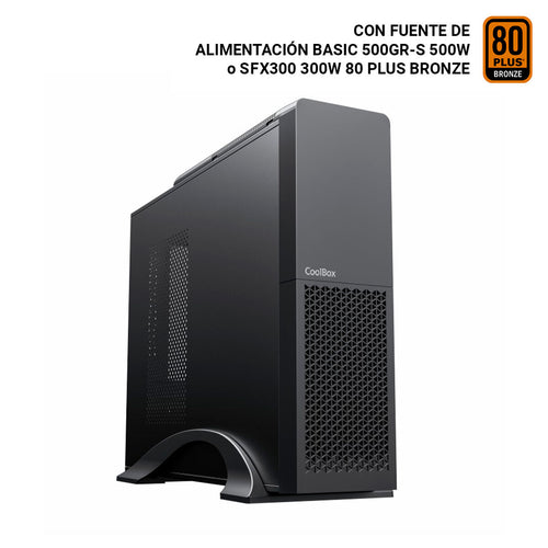 ATX Semi-Tower Gehäuse CoolBox COO-PCT313-BZ Schwarz