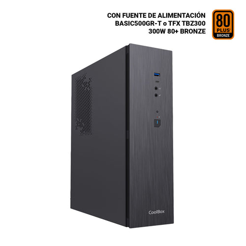 ATX Semi-Tower Gehäuse CoolBox COO-PCT370-BZ Schwarz