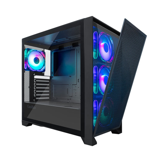 ATX Semi-Tower Gehäuse CoolBox COO-CHA-GE2000-0 Schwarz