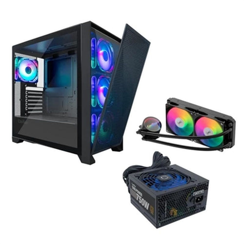 ATX Semi-Tower Gehäuse CoolBox GE2000 Schwarz