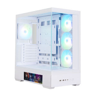 ATX Semi-Tower Gehäuse Zalman P40 DS WHITE Weiß