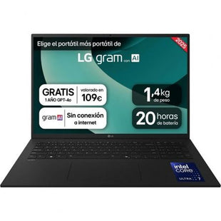 Laptop LG 17ZD90T-G.AX78B 17" intel core ultra 7 16 GB RAM 1 TB SSD Qwerty Spanisch