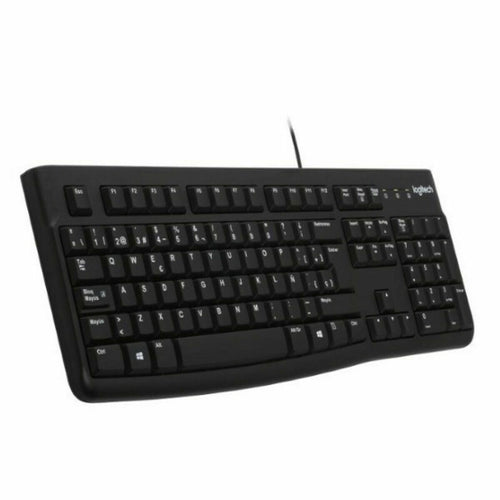 Tastatur Logitech K120 Schwarz Qwerty Spanisch QWERTY