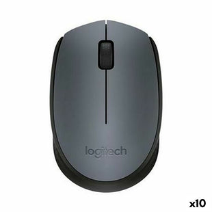 Mouse Logitech Schwarz Grau 1000 dpi (10 Stück)